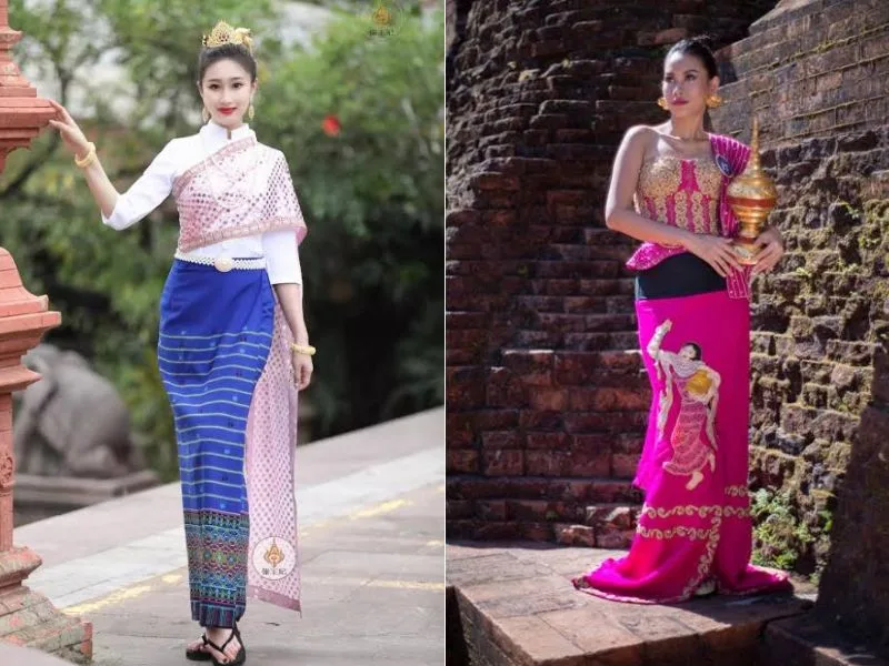 trang phuc truyen thong myanmar khi ban sac dan toc duoc det thanh hinh hai